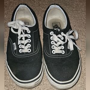 Women's Black Vans Size 9